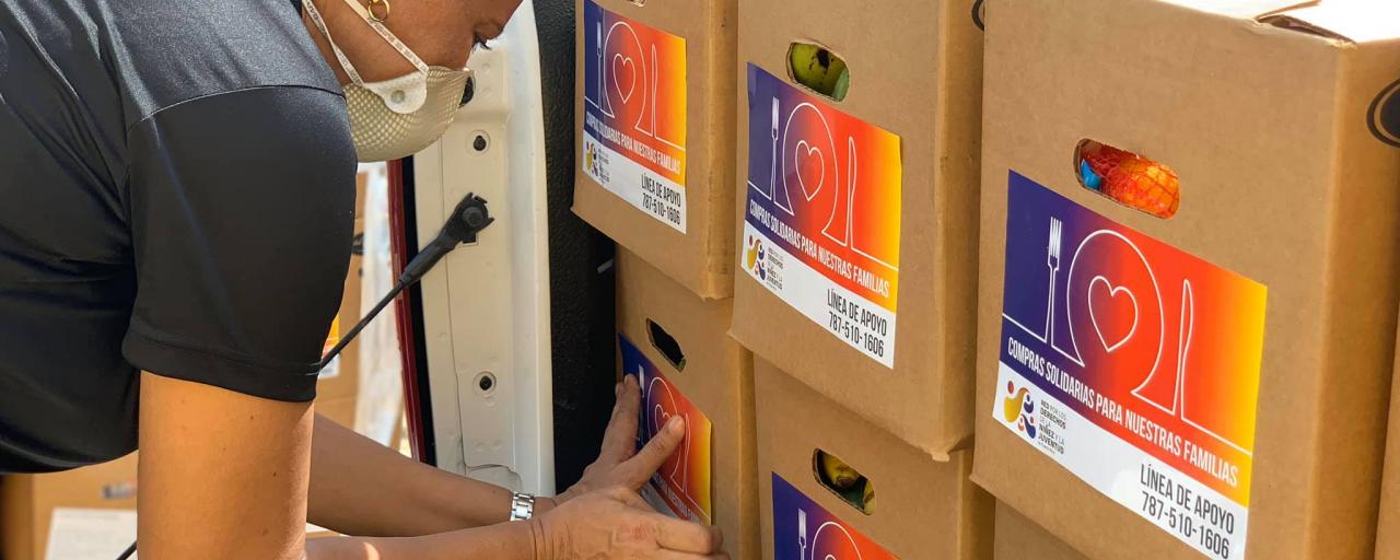 Estamos preparando cajas de alimentos frescos