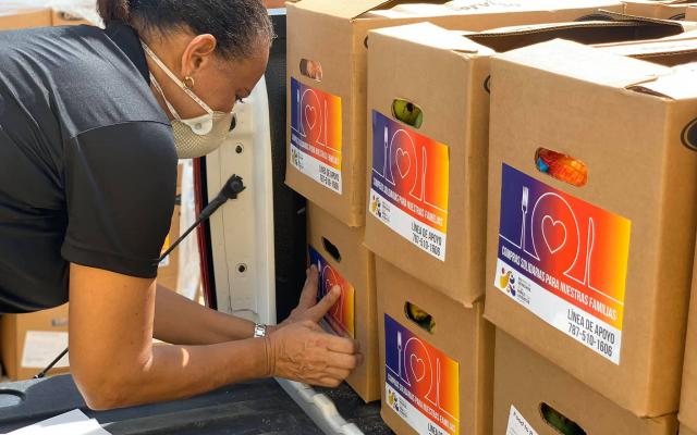 Estamos preparando cajas de alimentos frescos